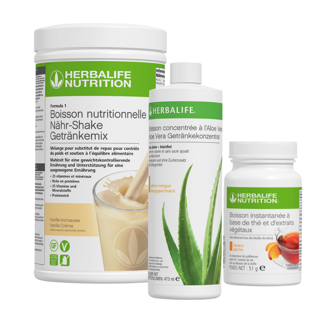Herbalife Formula 1 Boisson instantanée à base de thé, Boisson Concentrée à l’Aloe, Nouvelle génération