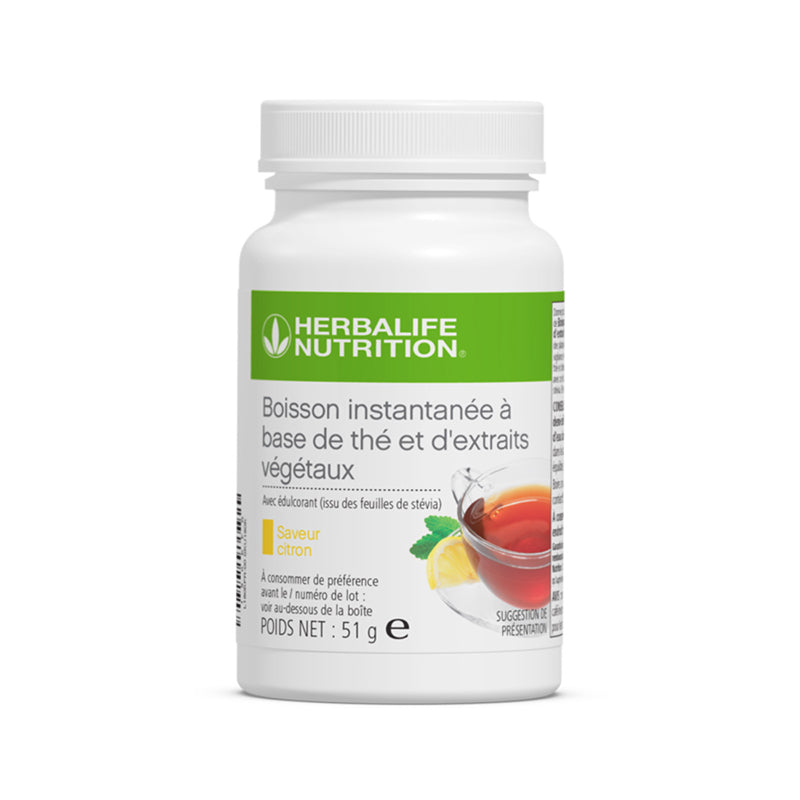 Herbalife Boisson instantanée à base de thé et d'extraits végétaux Citron 51 G