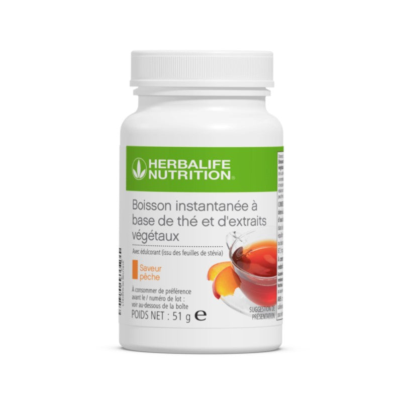 Herbalife Boisson instantanée à base de thé et d'extraits végétaux Pêche 51 G