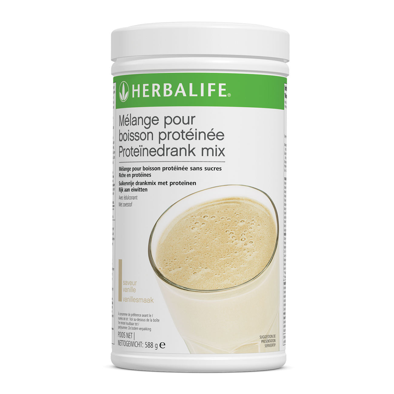 Herbalife Mélange pour boisson protéinée Vanille 588 G