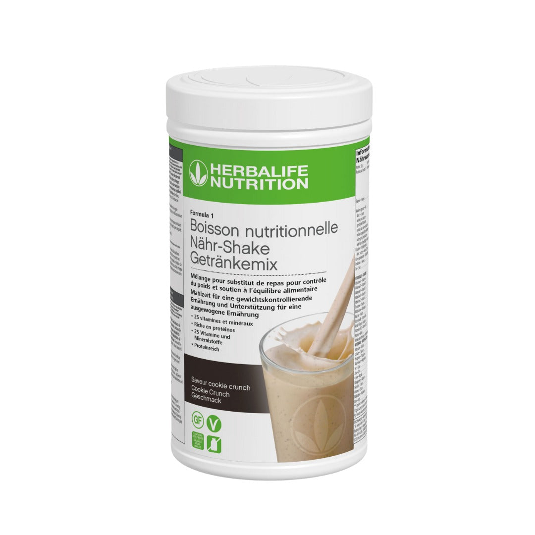 Herbalife Formula 1 Nouvelle génération Boisson Nutritionnelle Cookie crunch 550 G